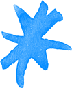 Asterisk Blue Asterisk Blue
