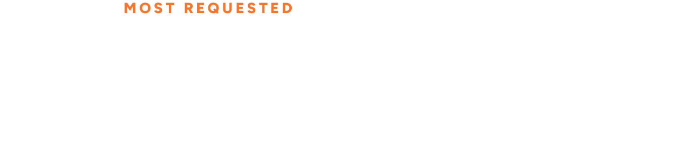 Most Requested Keynotes